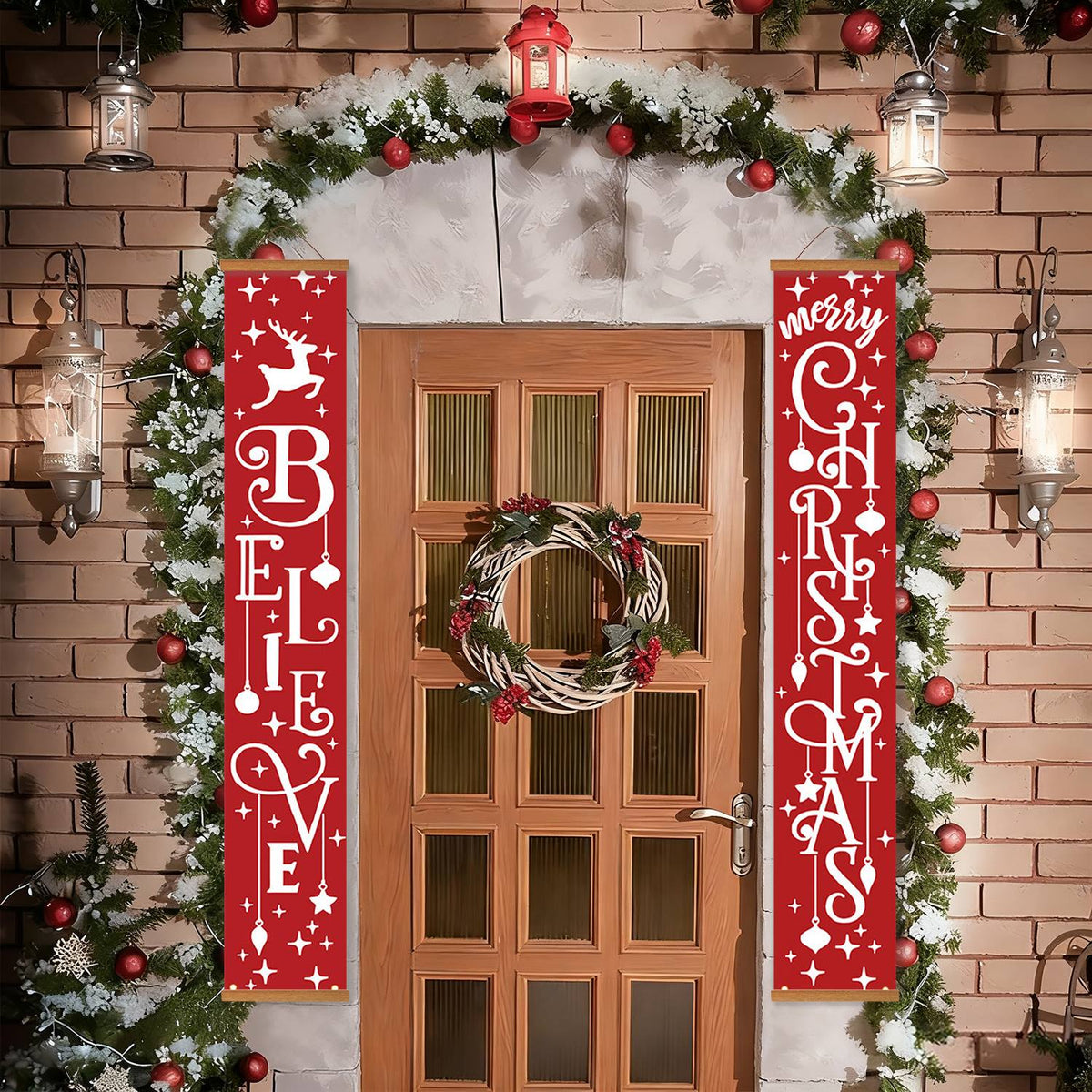 Believe in Christmas (Paint by Numbers Door Banners)