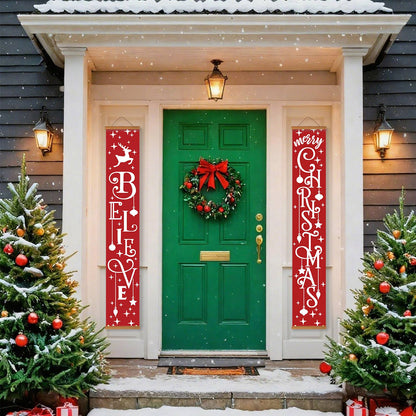 Believe in Christmas (Paint by Numbers Door Banners)