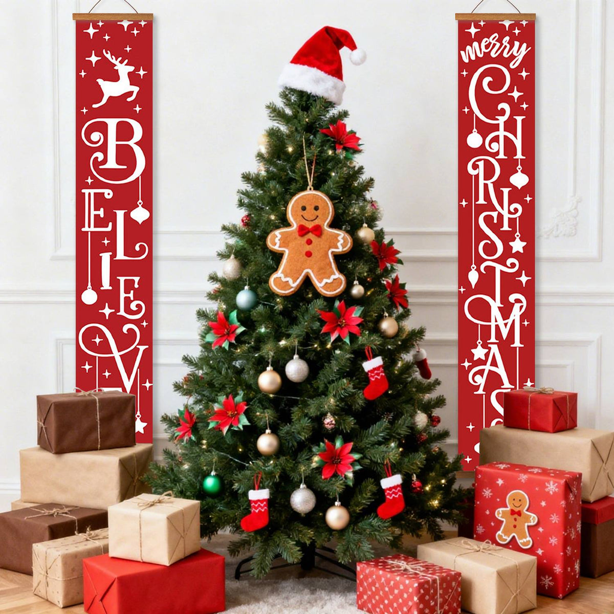 Believe in Christmas (Paint by Numbers Door Banners)