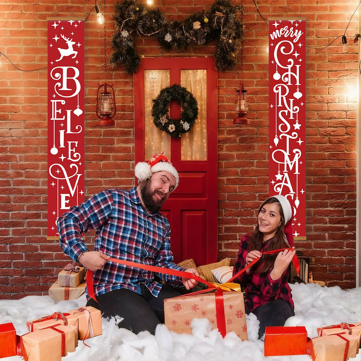 Believe in Christmas (Paint by Numbers Door Banners)