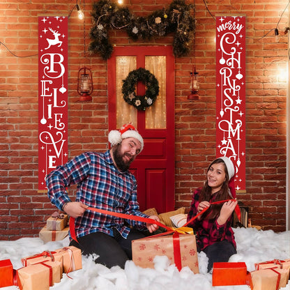 Believe in Christmas (Paint by Numbers Door Banners)