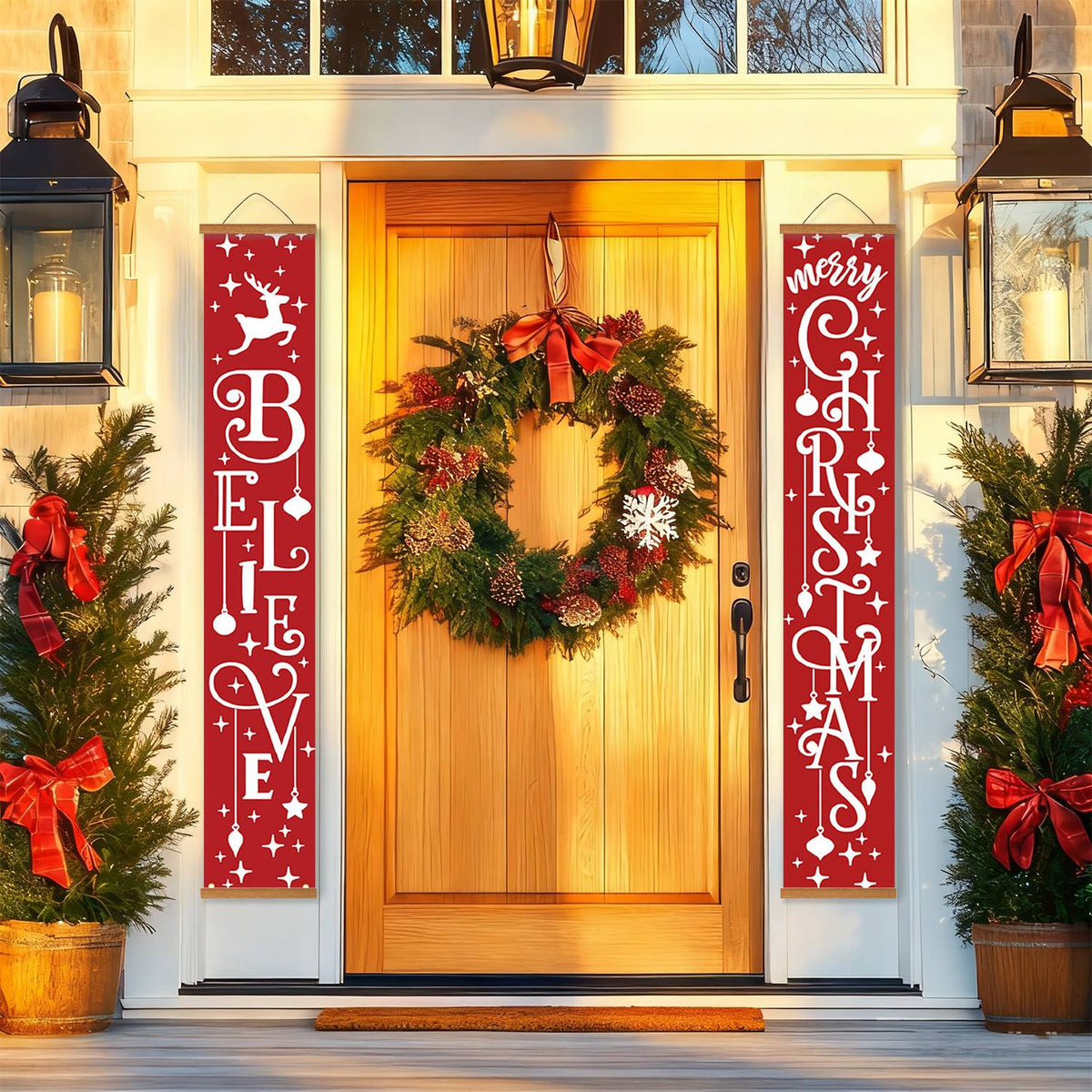 Believe in Christmas (Paint by Numbers Door Banners)