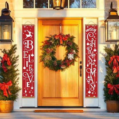 Believe in Christmas (Paint by Numbers Door Banners)