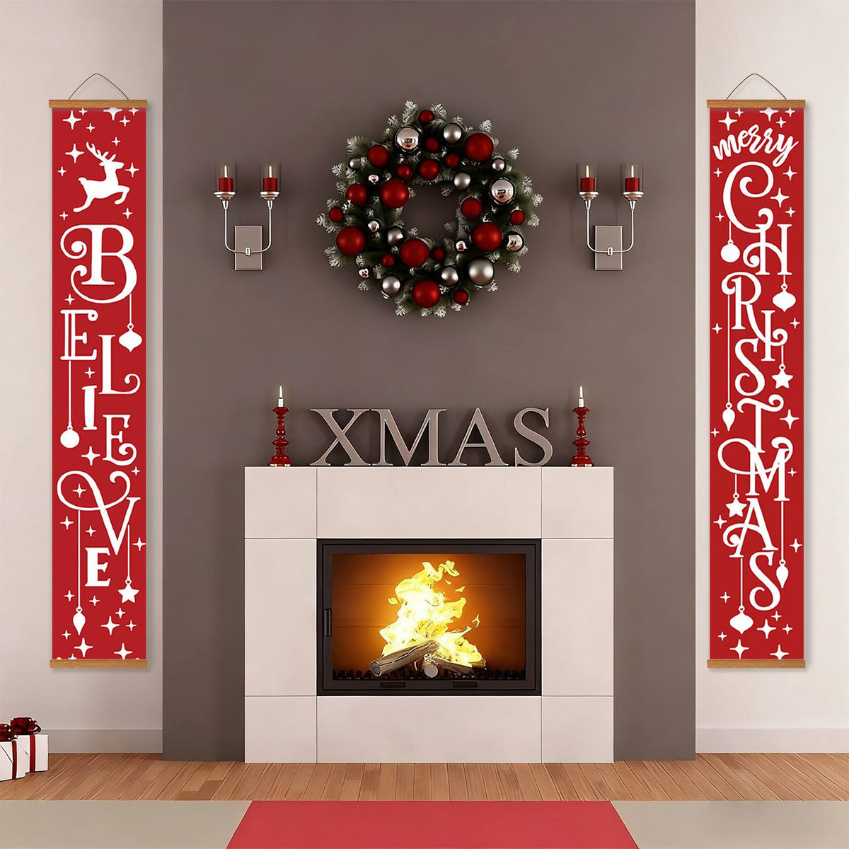 Believe in Christmas (Paint by Numbers Door Banners)