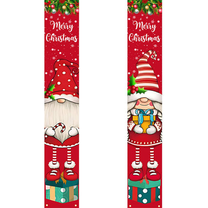 Christmas Gnomes and Gifts (Paint by Numbers Door Banners)