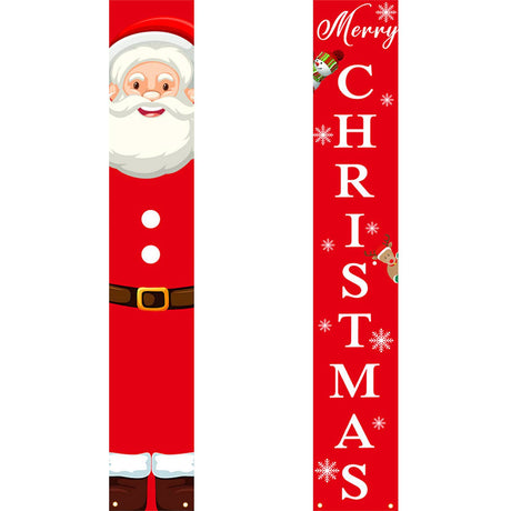 Santa Christmas Lettering (Paint by Numbers Door Banners)