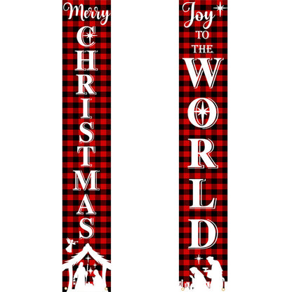 Joy to the World (Paint by Numbers Door Banners)