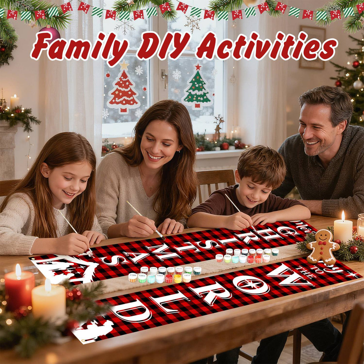 Joy to the World (Paint by Numbers Door Banners)
