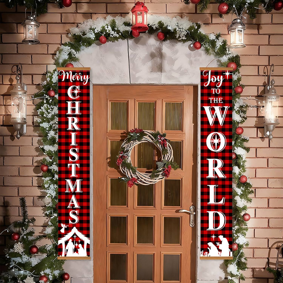 Joy to the World (Paint by Numbers Door Banners)