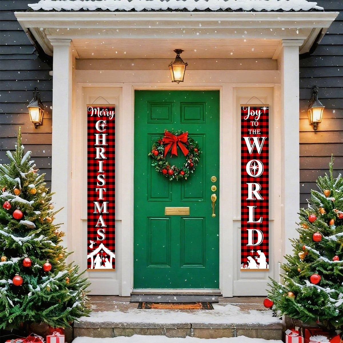 Joy to the World (Paint by Numbers Door Banners)