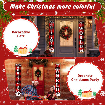 Joy to the World (Paint by Numbers Door Banners)