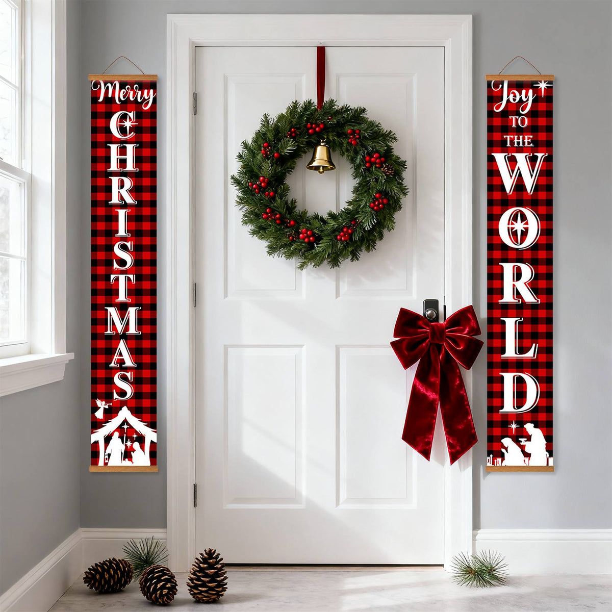 Joy to the World (Paint by Numbers Door Banners)