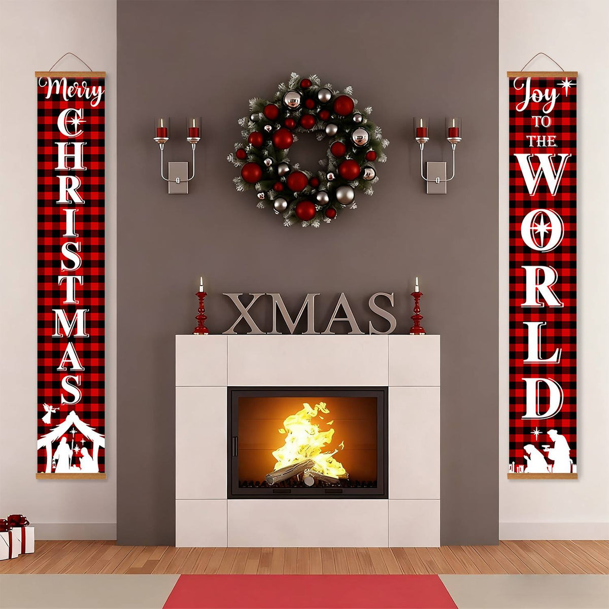 Joy to the World (Paint by Numbers Door Banners)