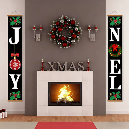 Black Joy and Noel (Paint by Numbers Door Banners)