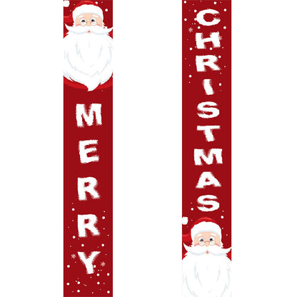 Santa Merry Christmas (Paint by Numbers Door Banners)