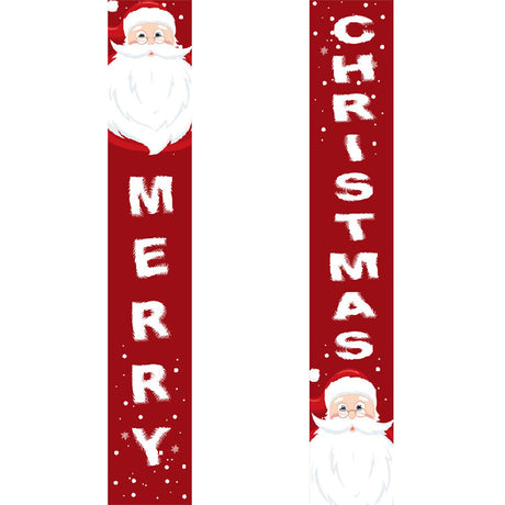 Santa Merry Christmas (Paint by Numbers Door Banners)