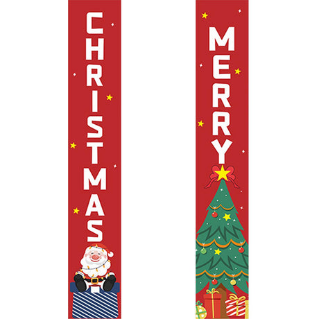 Christmas Tree Lettering (Paint by Numbers Door Banners)