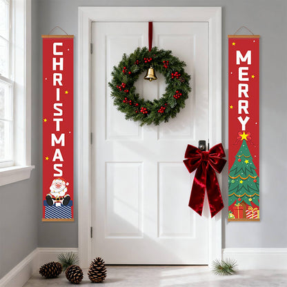 Christmas Tree Lettering (Paint by Numbers Door Banners)