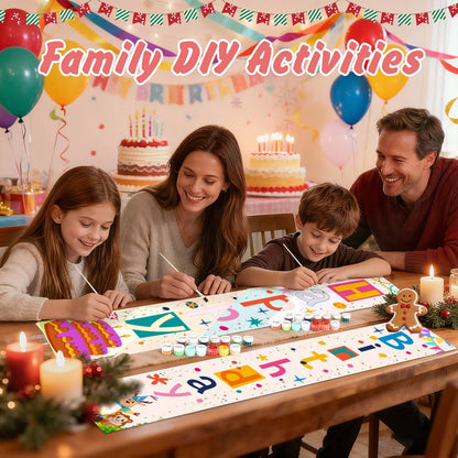 Candy Happy Birthday (Paint by Numbers Door Banners)