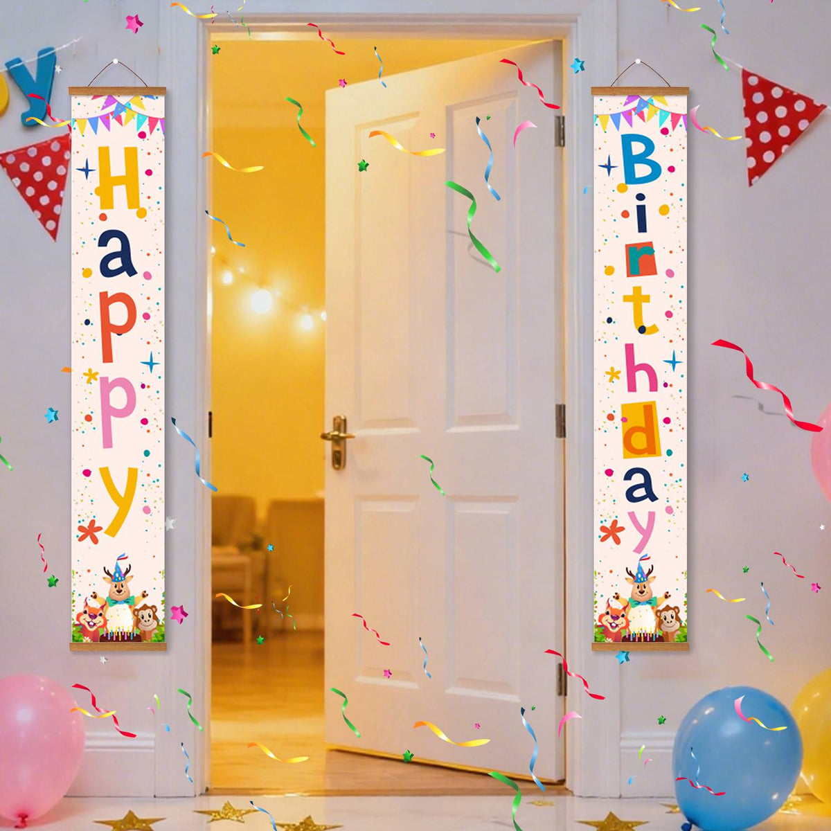Candy Happy Birthday (Paint by Numbers Door Banners)