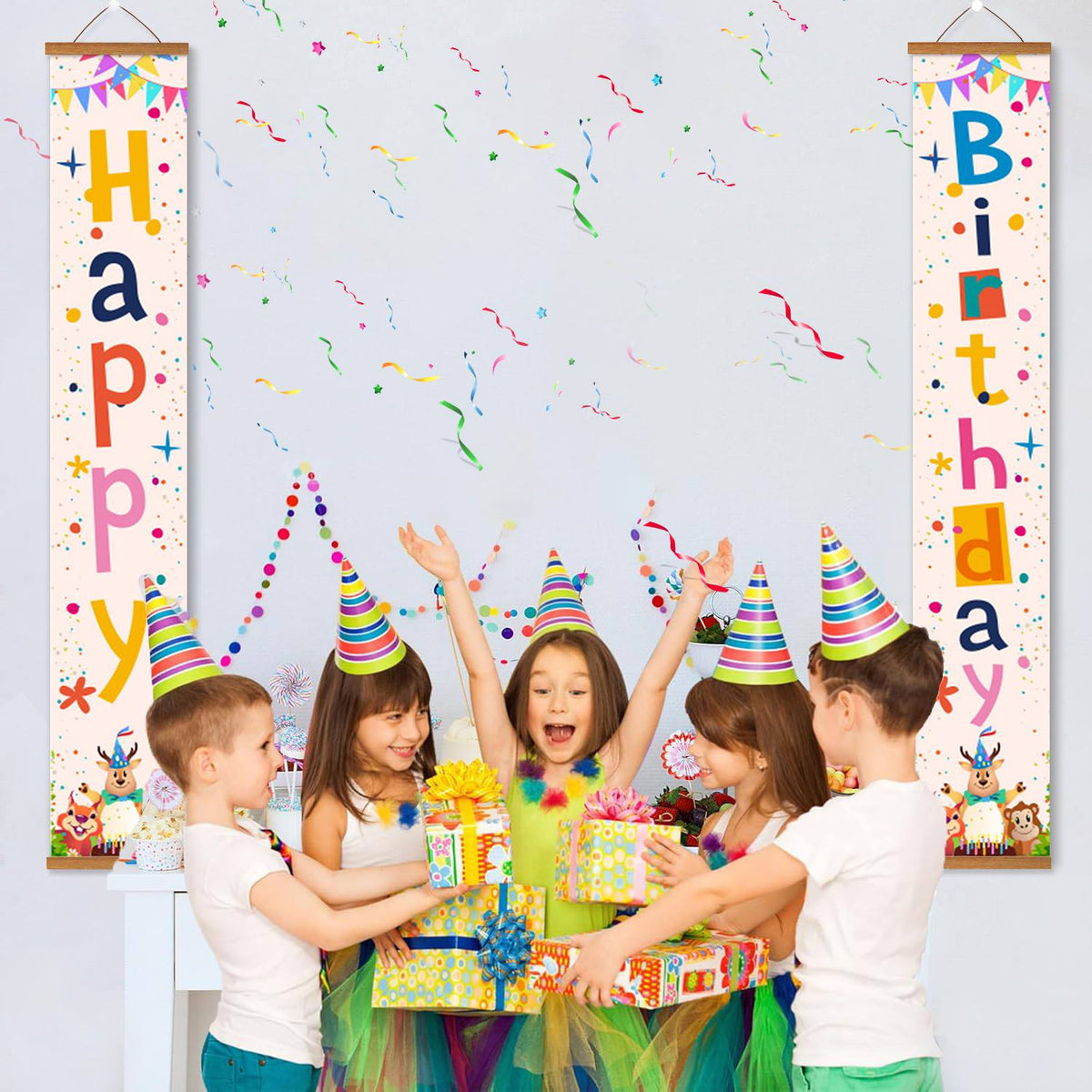 Candy Happy Birthday (Paint by Numbers Door Banners)