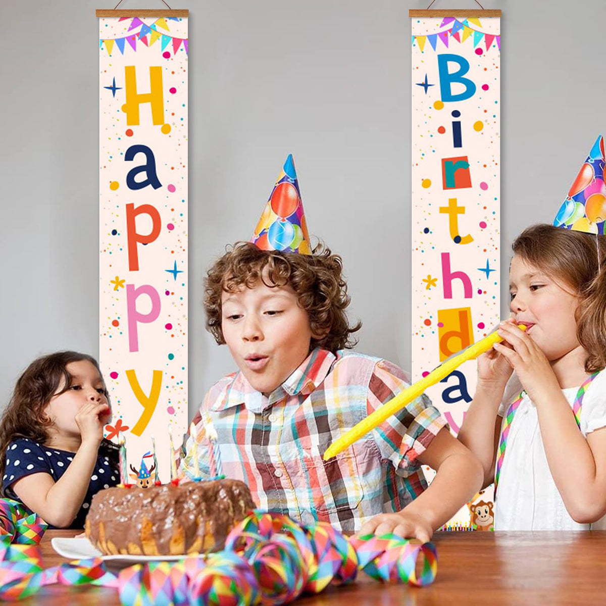 Candy Happy Birthday (Paint by Numbers Door Banners)