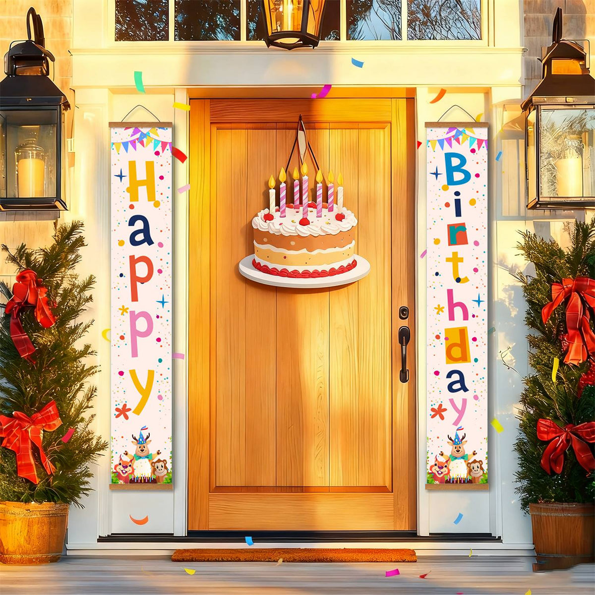 Candy Happy Birthday (Paint by Numbers Door Banners)