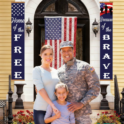 American Flag Freedom (Paint by Numbers Door Banners)