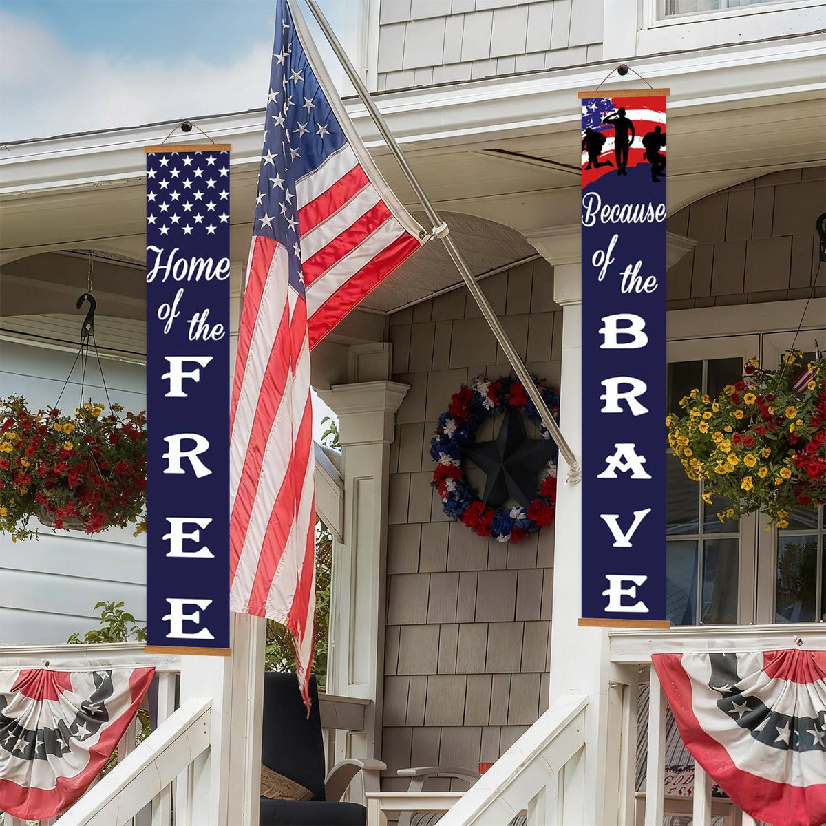 American Flag Freedom (Paint by Numbers Door Banners)
