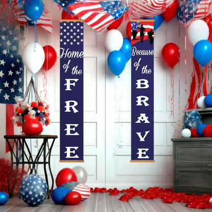 American Flag Freedom (Paint by Numbers Door Banners)