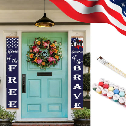 Home of the Free Classic (Paint by Numbers Door Banners)