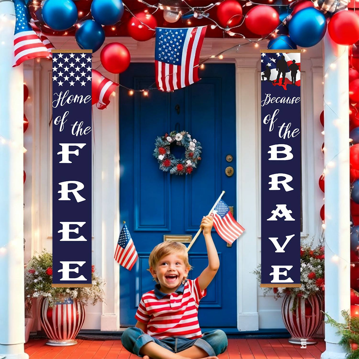 Home of the Free Classic (Paint by Numbers Door Banners)