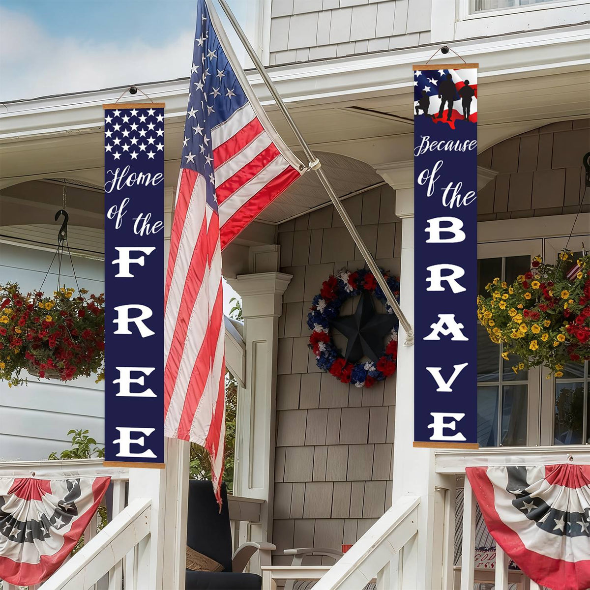 Home of the Free Classic (Paint by Numbers Door Banners)
