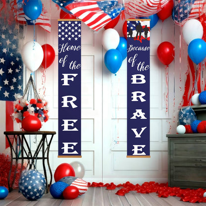 Home of the Free Classic (Paint by Numbers Door Banners)