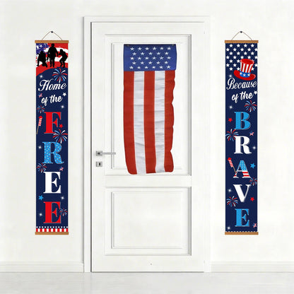 Stars and Stripes Freedom (Paint by Numbers Door Banners)