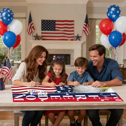 Eagle and Fourth of July (Paint by Numbers Door Banners)