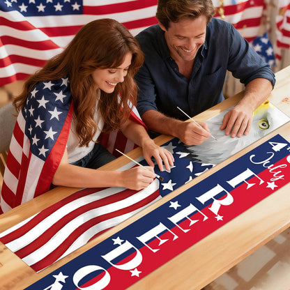 Eagle and Fourth of July (Paint by Numbers Door Banners)