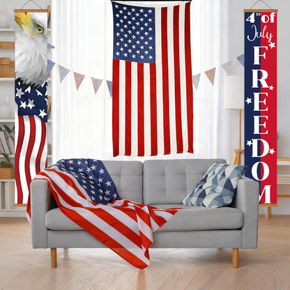 Eagle and Fourth of July (Paint by Numbers Door Banners)