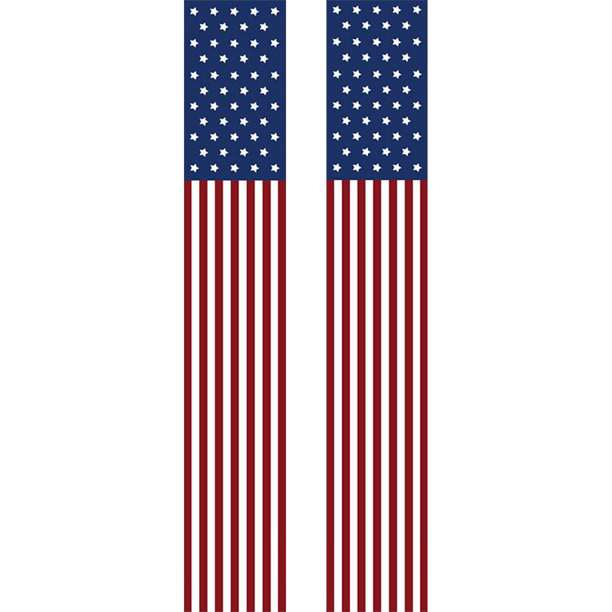 American Flag Pair (Paint by Numbers Door Banners)