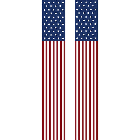 American Flag Pair (Paint by Numbers Door Banners)