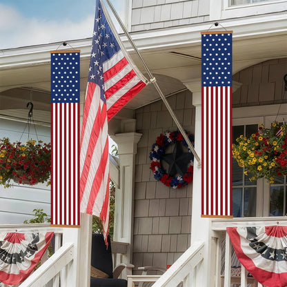 American Flag Pair (Paint by Numbers Door Banners)