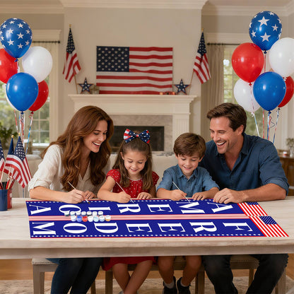 America and Freedom (Paint by Numbers Door Banners)