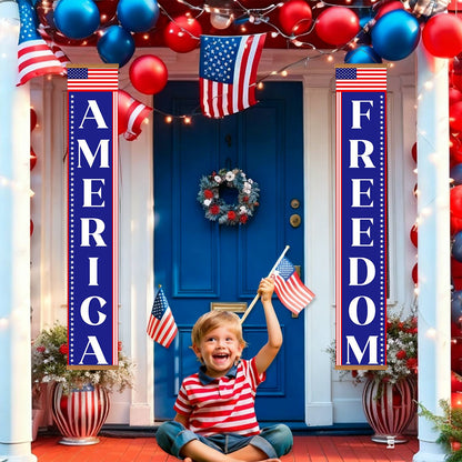 America and Freedom (Paint by Numbers Door Banners)