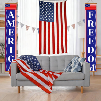 America and Freedom (Paint by Numbers Door Banners)