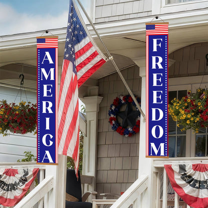 America and Freedom (Paint by Numbers Door Banners)