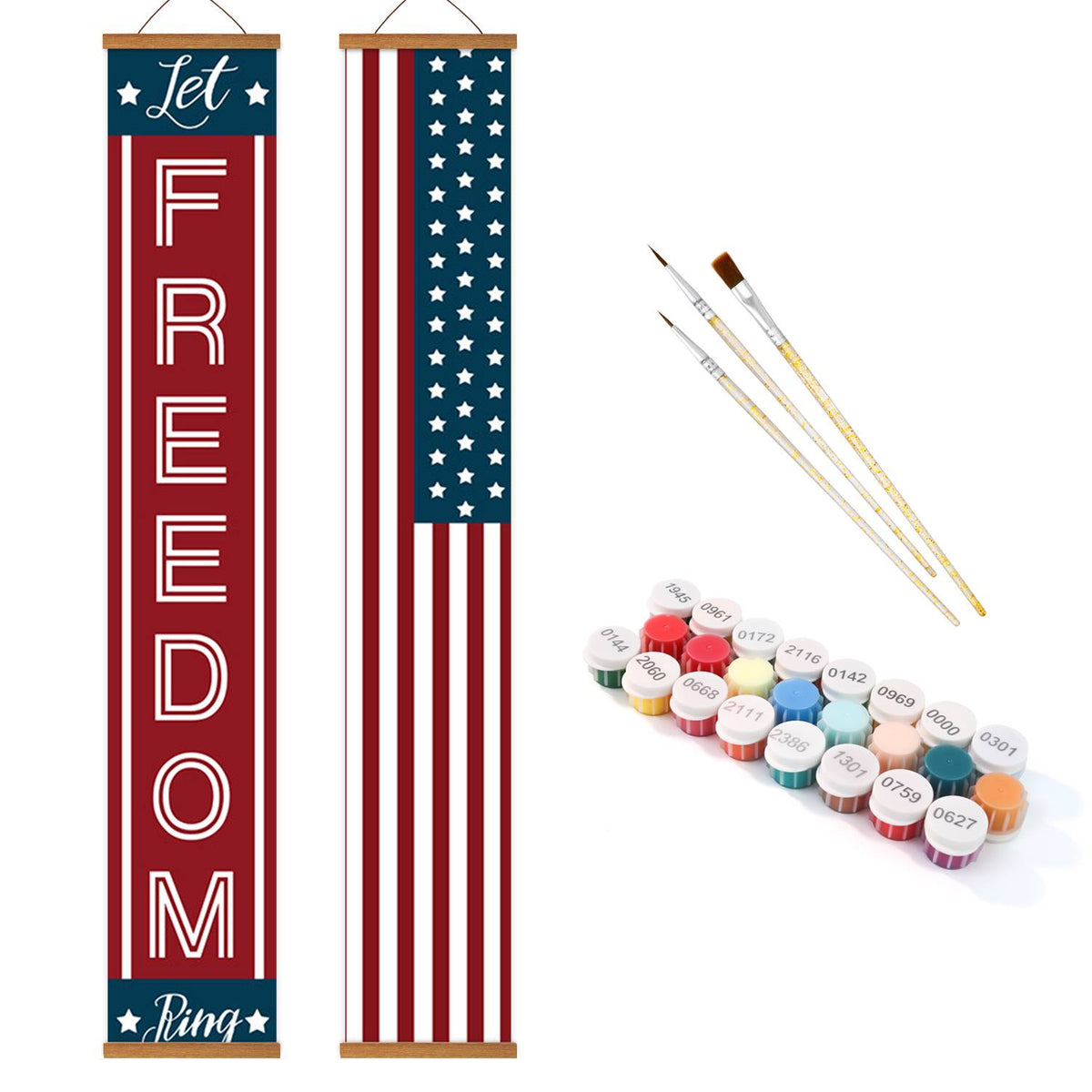 Let Freedom Ring (Paint by Numbers Door Banners)