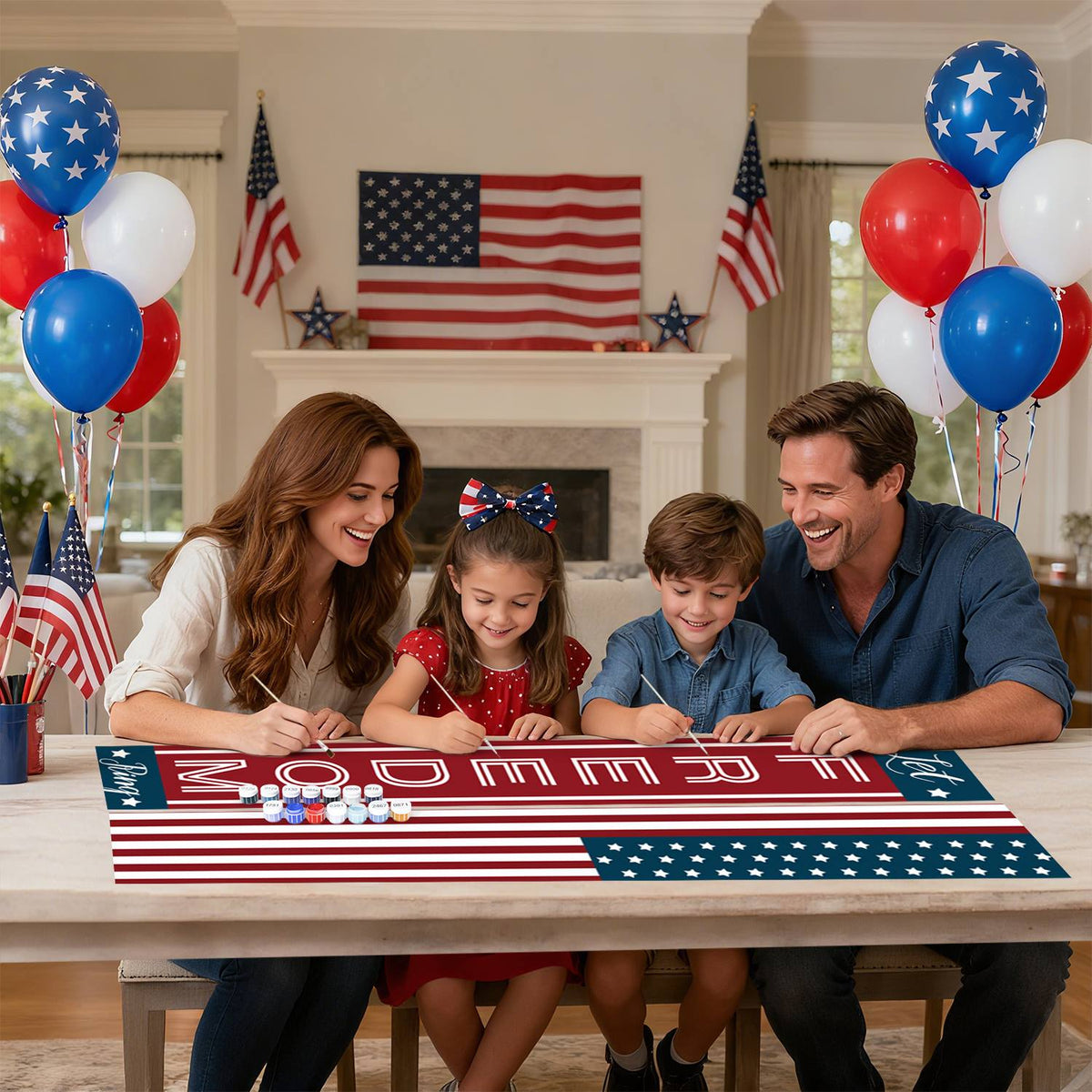 Let Freedom Ring (Paint by Numbers Door Banners)