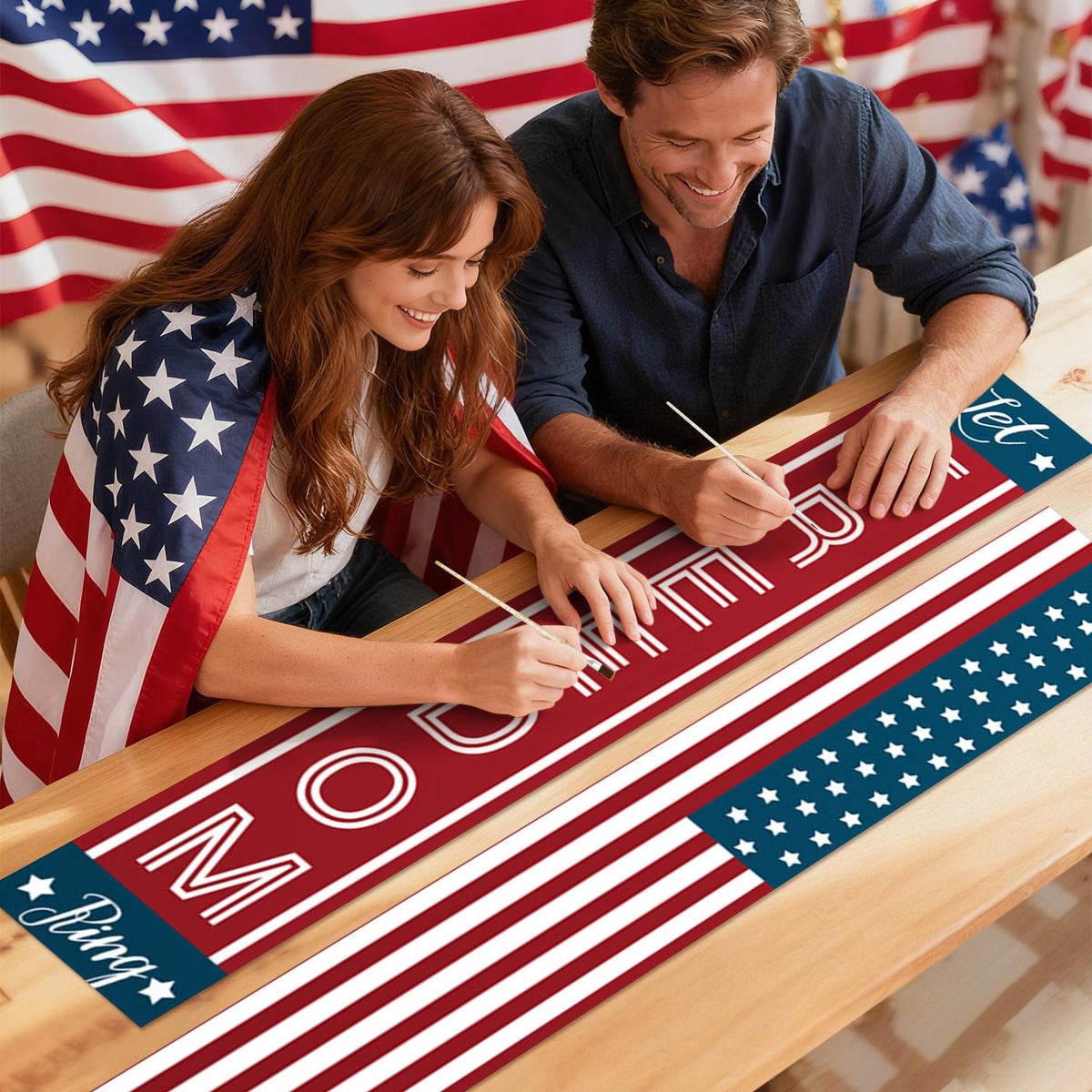 Let Freedom Ring (Paint by Numbers Door Banners)