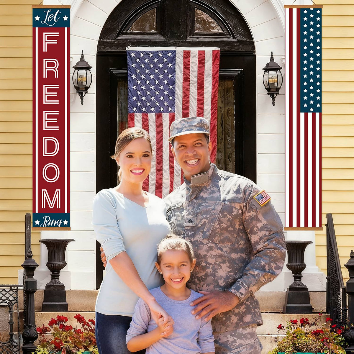Let Freedom Ring (Paint by Numbers Door Banners)