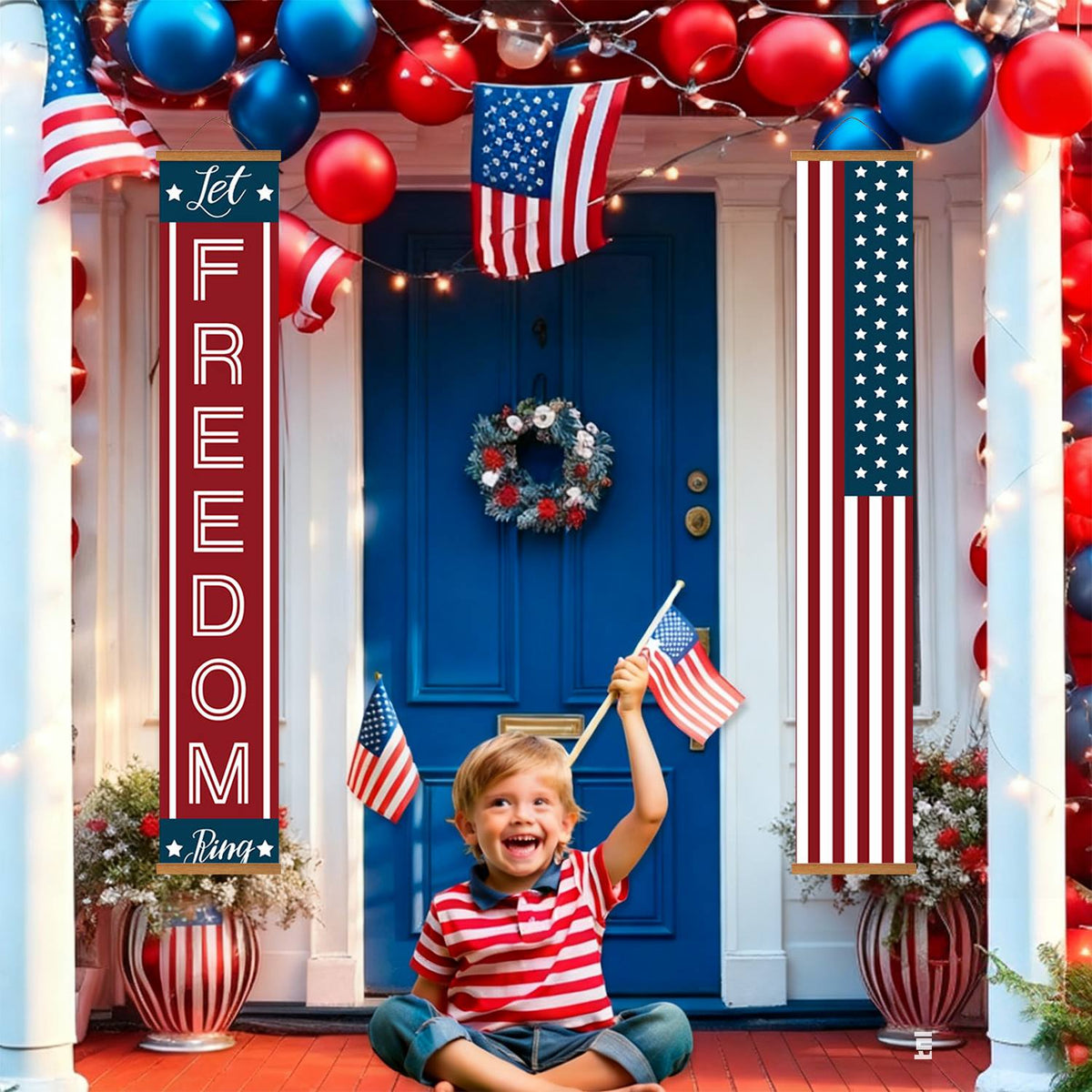 Let Freedom Ring (Paint by Numbers Door Banners)